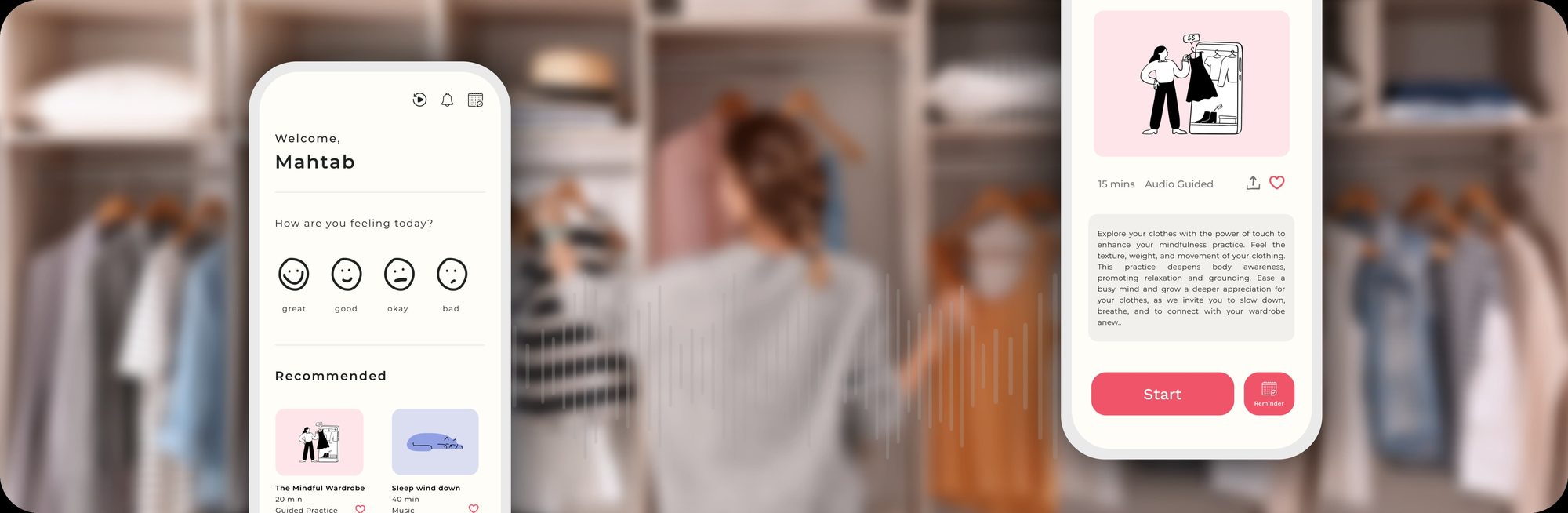 Cover image for the mindful wardrobe project